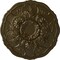 Ekena Millwork Cornelia Ceiling Medallion (Fits Canopies up to 4"), Hand-Painted Brass, 22 1/2"OD x 1 1/2"P CM22CNBRS - alternate 1